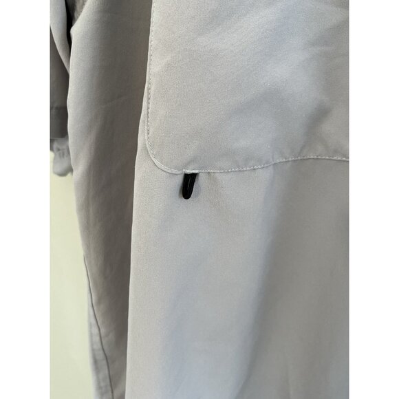 Mossy Oak Fishing Shirt Men's Size XXL Button up Short Sleeve Gray - Picture 4 of 14